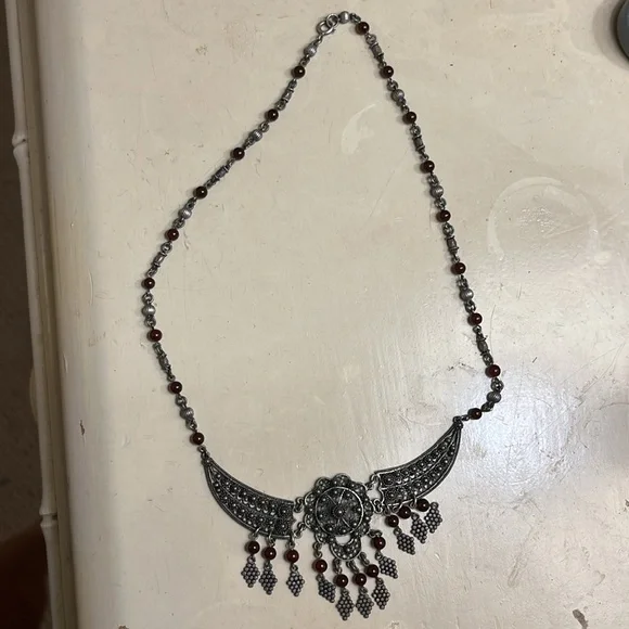 Filigree Sterling Silver Necklace - Picture 2 of 4